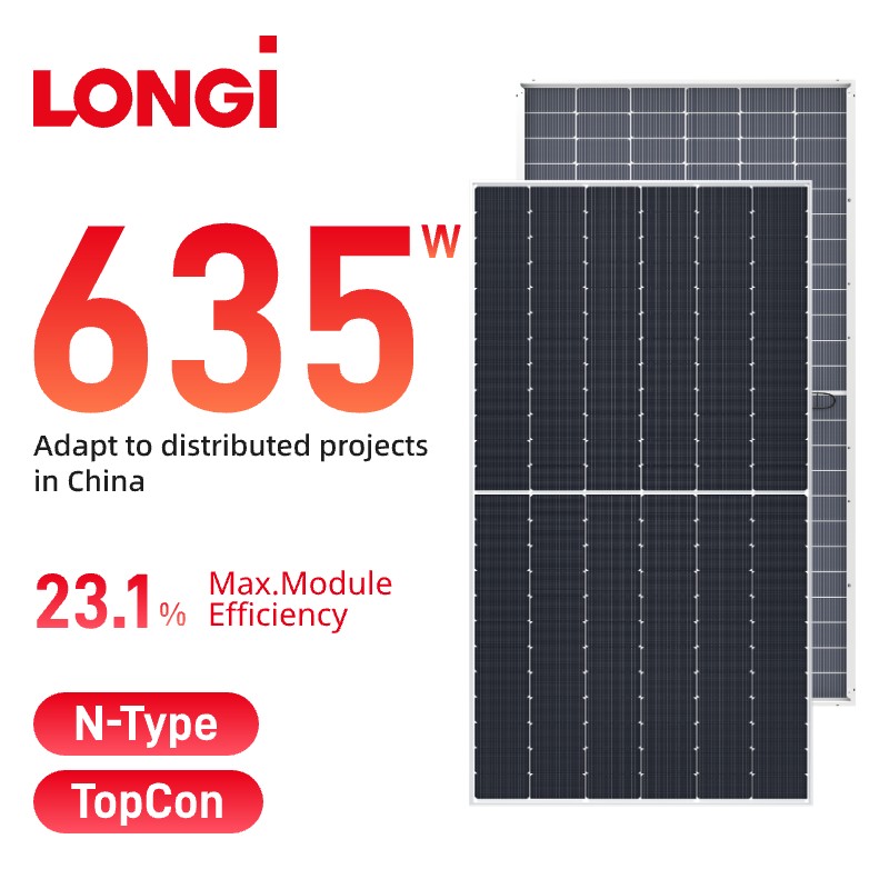 LONGi Hi-MO7 Bifacial 615-645w LR5-78HGD aurinkopaneeli