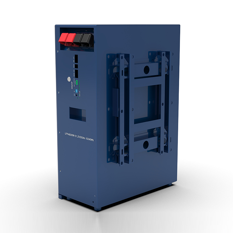 WERAN WRL-48100WB 51.2V 100Ah seinäasennettava LiFePO4-akku (5.12kWh) – IP65, 6000 sykliä, ulkokäyttöinen aurinkosäilytys kotiin