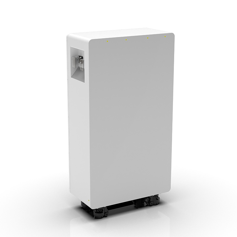 WERAN WRL-48200UW 51,2 V 200 Ah LiFePO4 -akku (10,24 kWh) – IP65 pyörä-/seinäkiinnitys, pinottava 48 V aurinkosäilytys