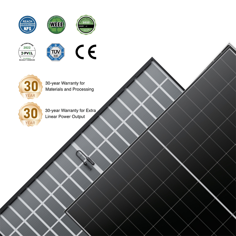 WERAN EcoLife 480-490W Dual Glass BC Aurinkopaneeli LR7-54HJD Huippuluokan asuin PV-moduuli