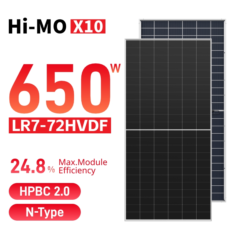 Mikroinvertterit vs. stringinvertterit LONGi Hi-MO X10 Guardian Anti-Dust 640-670W Bifacial Dual-Glass -aurinkojärjestelmille